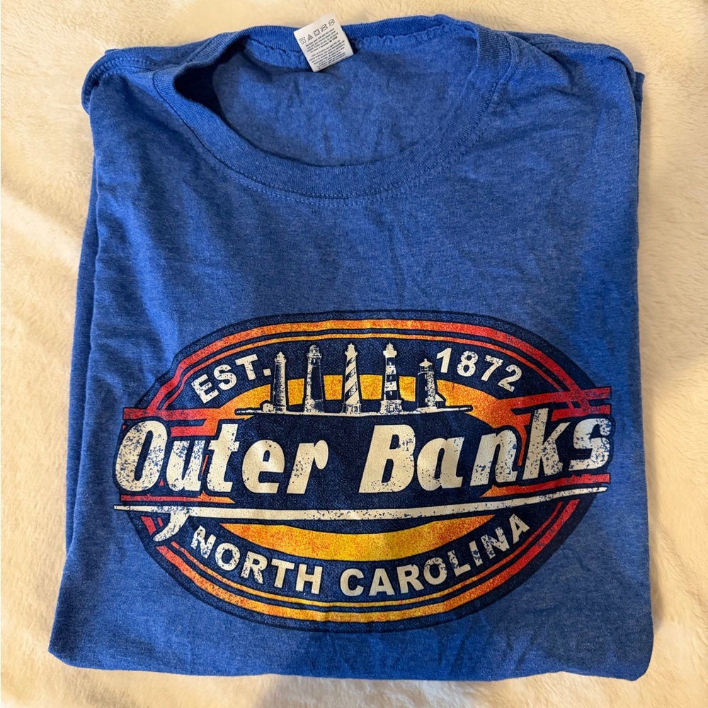 Fruit of the Loom Blue Outer Banks Tee